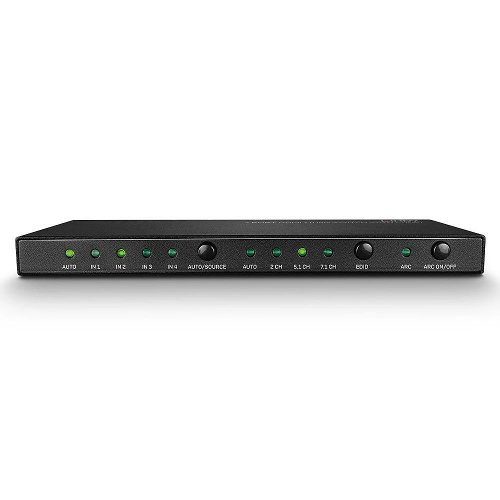 HDMI Jungiklis - LINDY 4 Prievadų HDMI 18G Jungiklis 2.0 3840x2160@60Hz Audio
