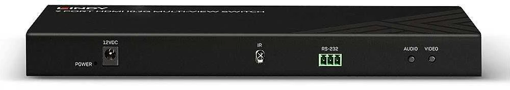HDMI Jungiklis - LINDY 9 Prievadų 4K30 Multi-View Jungiklis su IR Nuotoliniu Valdymu