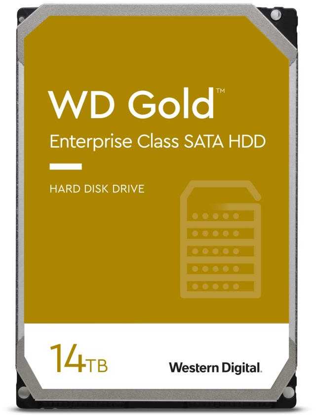 „SanDisk WD Gold 14TB SATA 6Gb/s 3,5 colio 512MB cache 7200rpm vidinis, atitinkantis RoHS reikalavimus, įmonės lygio kietasis diskas (Bulk)