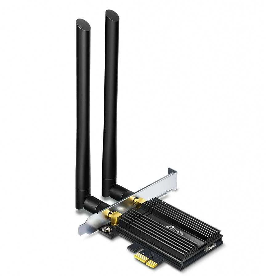 TP-LINK | Archer Wi-Fi 6 Bluetooth 5.0 PCIe adapteris | TX50E | 2.4GHz/5GHz | Antenos tipas: 2xExternal