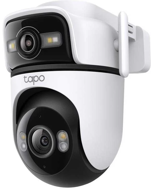 TP-LINK | Dviejų objektyvų apsaugos „Wi-Fi“ kamera | Tapo C545D | Kupolinė | 3 MP | 6 mm | IP66 | H.264 | „MicroSD“, iki 512 GB