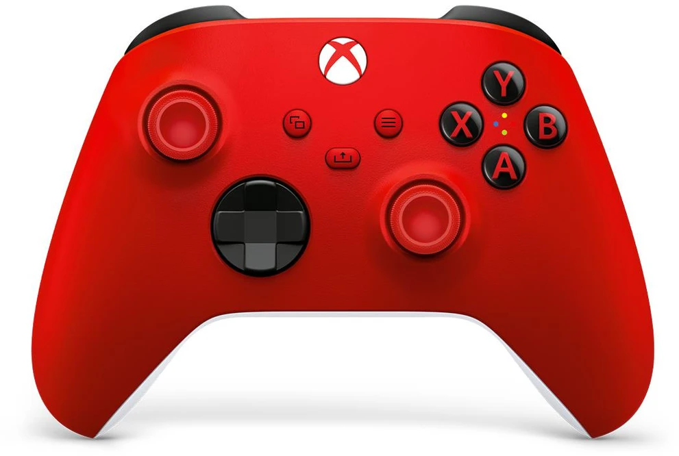 „Microsoft XBOX“ belaidis valdiklis „Raudona Bluetooth“ / USB žaidimų pultas Analoginis / skaitmeninis „XBOX“, „XBOX One“, „XBOX“ serija S, „XBOX“ serija X