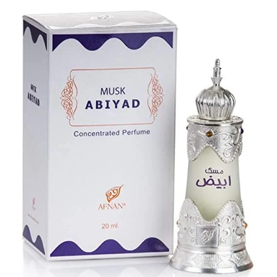 Afnan Musk Abiyad Aliejiniai Kvepalai UNISEX (Vyrams ir Moterims) 20ml