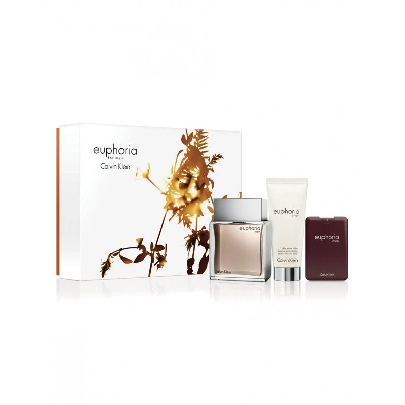 Calvin Klein Euphoria for Men (Rinkinys Vyrams) EDT 100ml + 100ml After Shave Balm + EDT 20ml