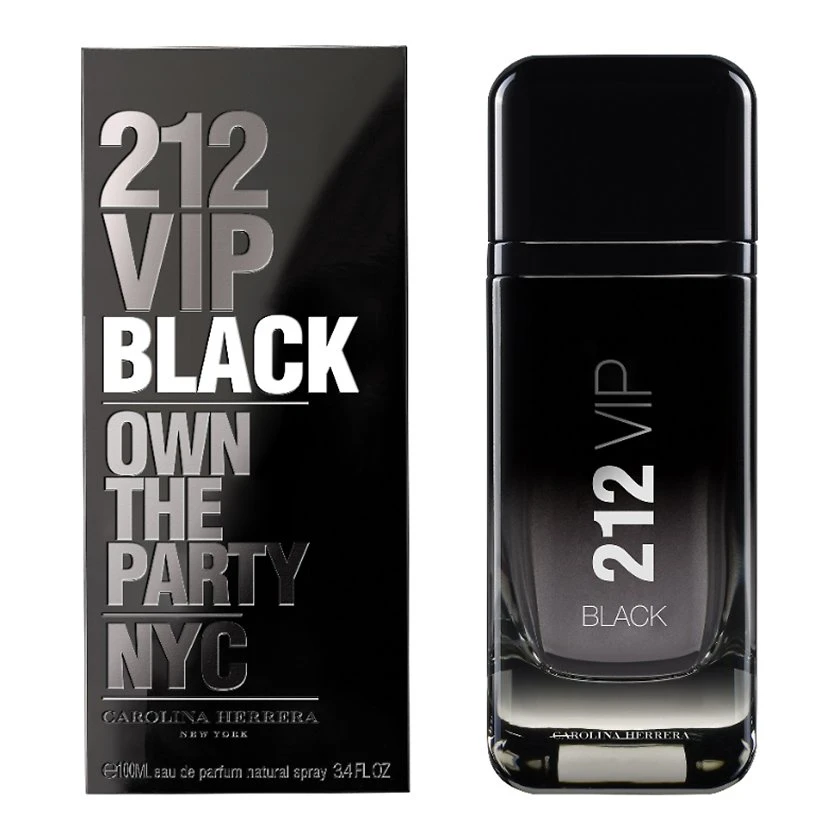 Kvepalai vyrams Carolina Herrera 212 VIP Black EDP, 200 ml