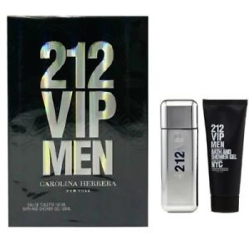 Carolina Herrera 212 VIP Rinkinys vyrams EDT 100ml + Dušo želė 100ml