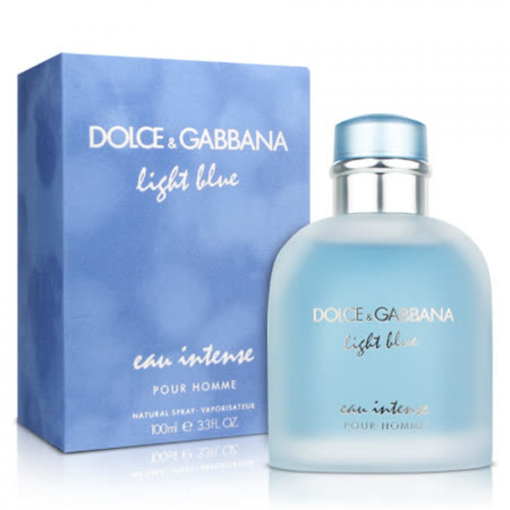 Kvepalai vyrams Dolce & Gabbana Light Blue Eau Intense EDP, 100 ml aprašymas - Prekės nuotrauka