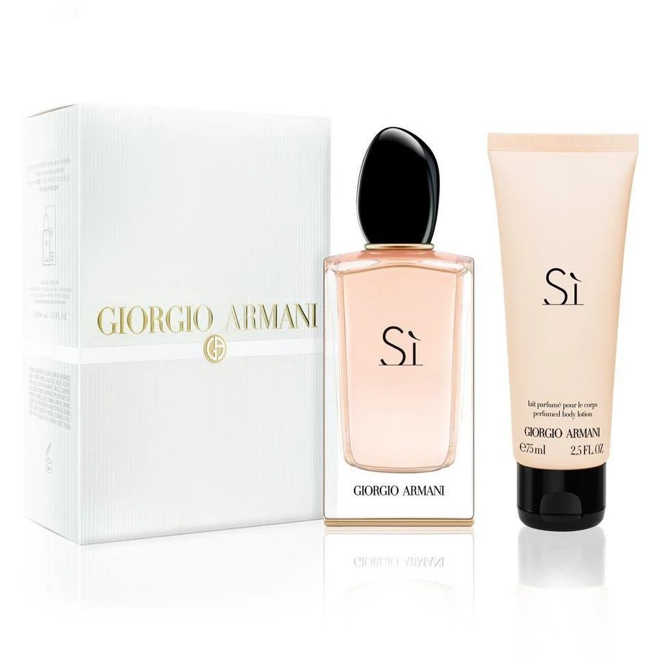 Kvepalai moterims Giorgio Armani Si EDP 100ml + 75ml kūno pienelis