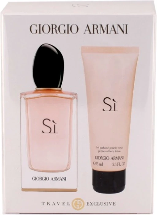 Kvepalai moterims Giorgio Armani Si EDP 100ml + 75ml kūno pienelis
