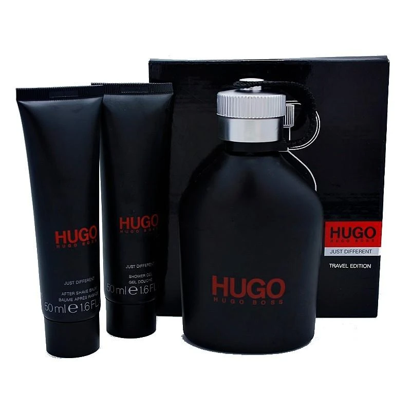 HUGO BOSS Hugo Just Different for Men (Rinkinys Vyrams) EDT 150ml +Dušo želė 50ml +After Shave Balm 50ml