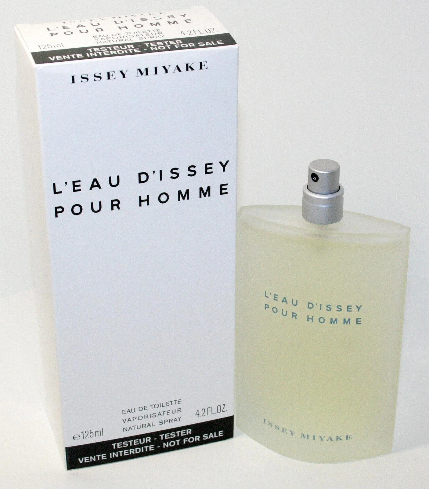Issey Miyake L'Eau D'Issey Pour Homme for Men (Kvepalai Vyrams) EDT125ml (BE PAKUOTĖS)