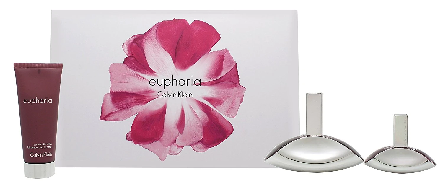 Rinkinys Calvin Klein Euphoria (EDP 100ml + EDP 30ml + kūno losjonas 100ml)