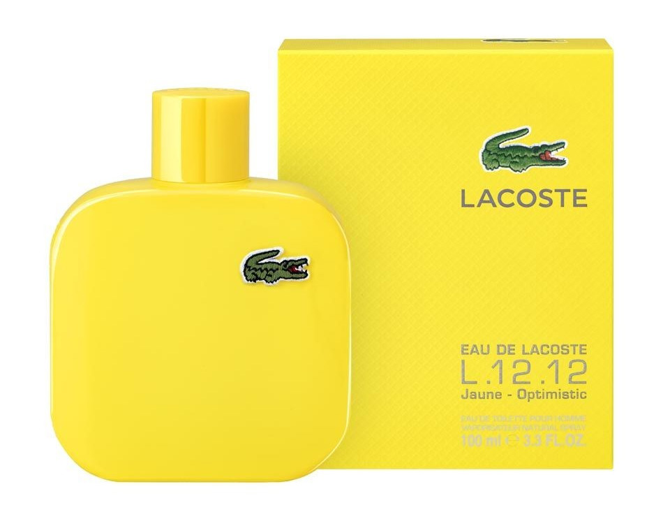 Lacoste L.12.12 Jaune Optimistic for Men (Kvepalai Vyrams) EDT 100 ml