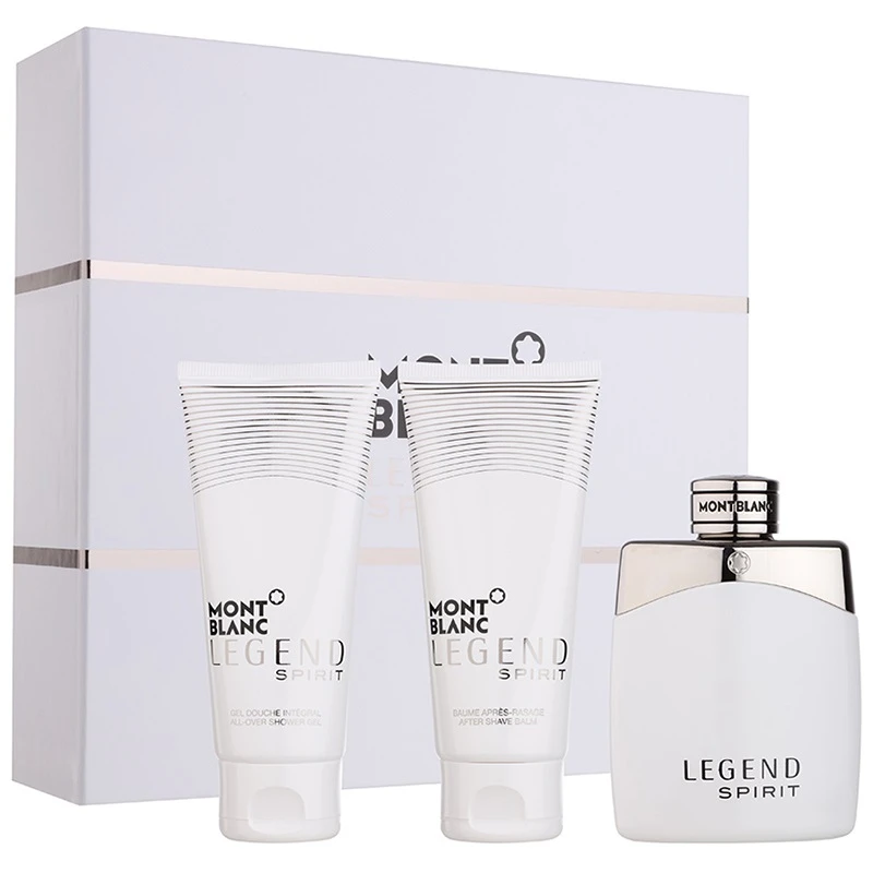 Mont Blanc Legend Spirit for Men (Rinkinys Vyrams) EDT 100ml + 100ml After Shave Balm + 100ml Dušo želė