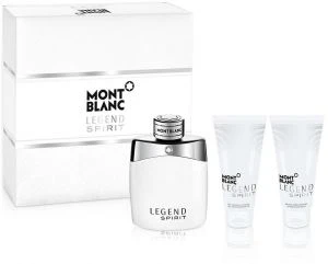 Mont Blanc Legend Spirit for Men (Rinkinys Vyrams) EDT 100ml + 100ml After Shave Balm + 100ml Dušo želė