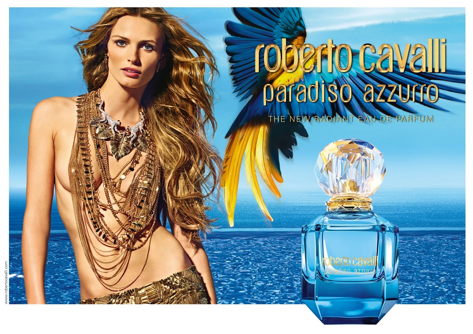 Kvepalai moterims Roberto Cavalli Paradiso Azzurro EDP, 75 ml