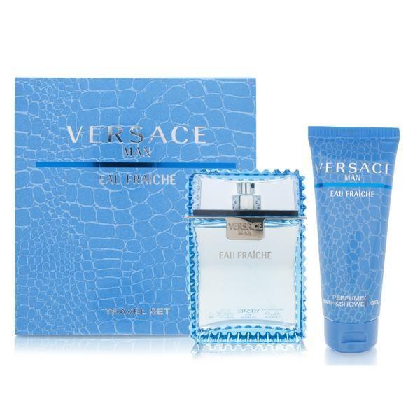 Versace Man Eau Fraiche (Rinkinys Vyrams) EDT 100ml +100ml Dušo želė