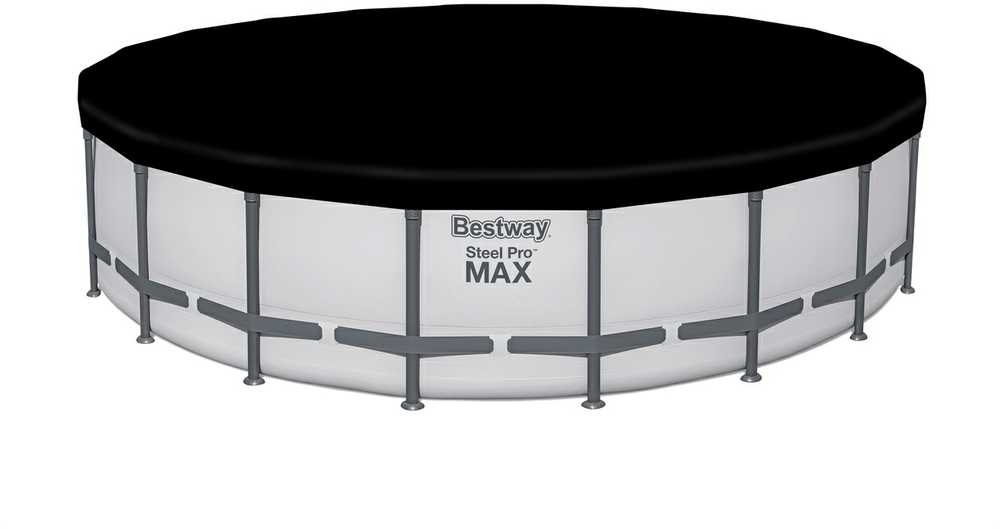 Apvalus karkasinis sodo baseinas 610x132 cm SteelPRO, BESTWAY