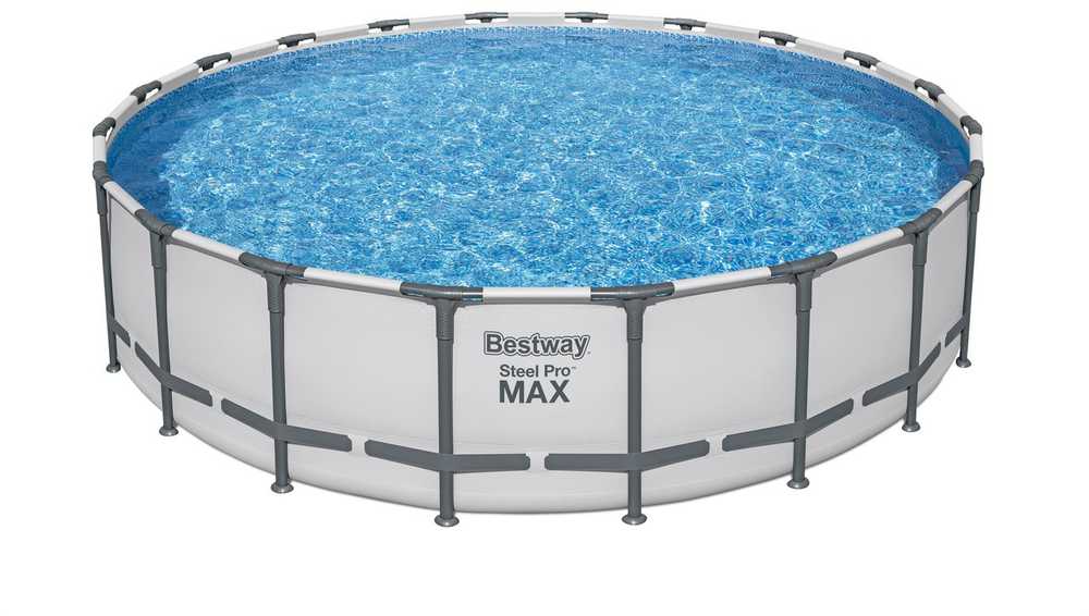 Apvalus karkasinis sodo baseinas 610x132 cm SteelPRO, BESTWAY