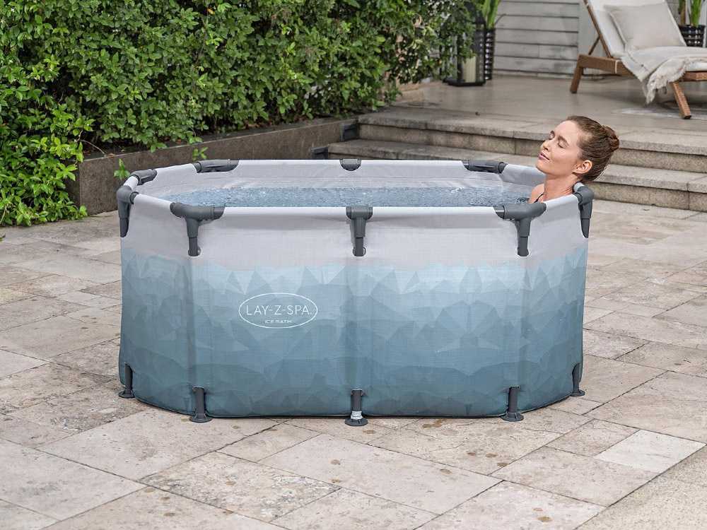 Karkasinė ledo vonia 150x90cm su priedais „Bestway Sea Dip“