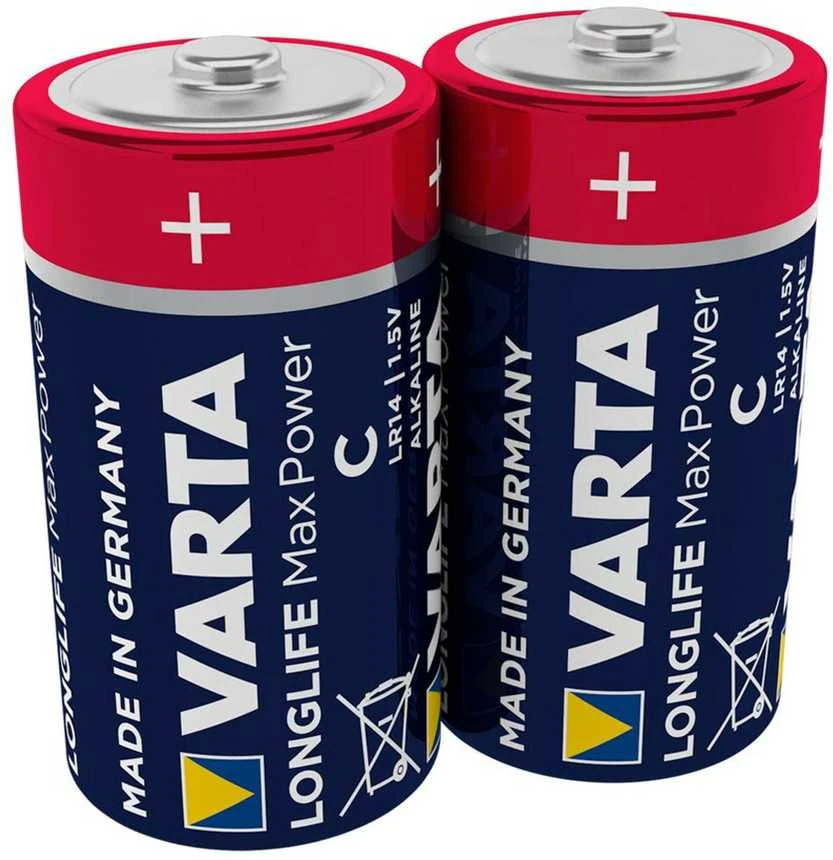 Varta C tipo šarminės baterijos, 2 vnt.