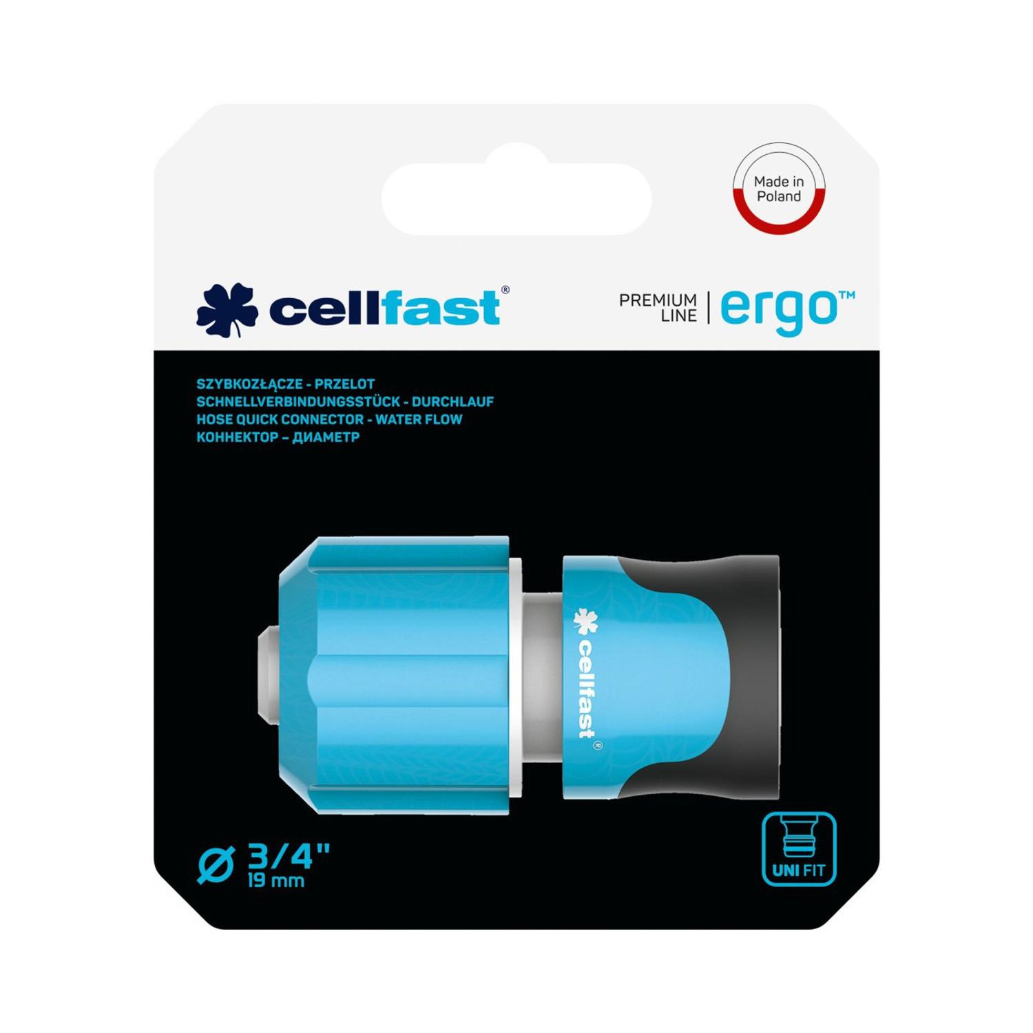 CELLFAST SZYBKOZŁĄCZE WĘŻA OGRODOWEGO 3/4" ERGO