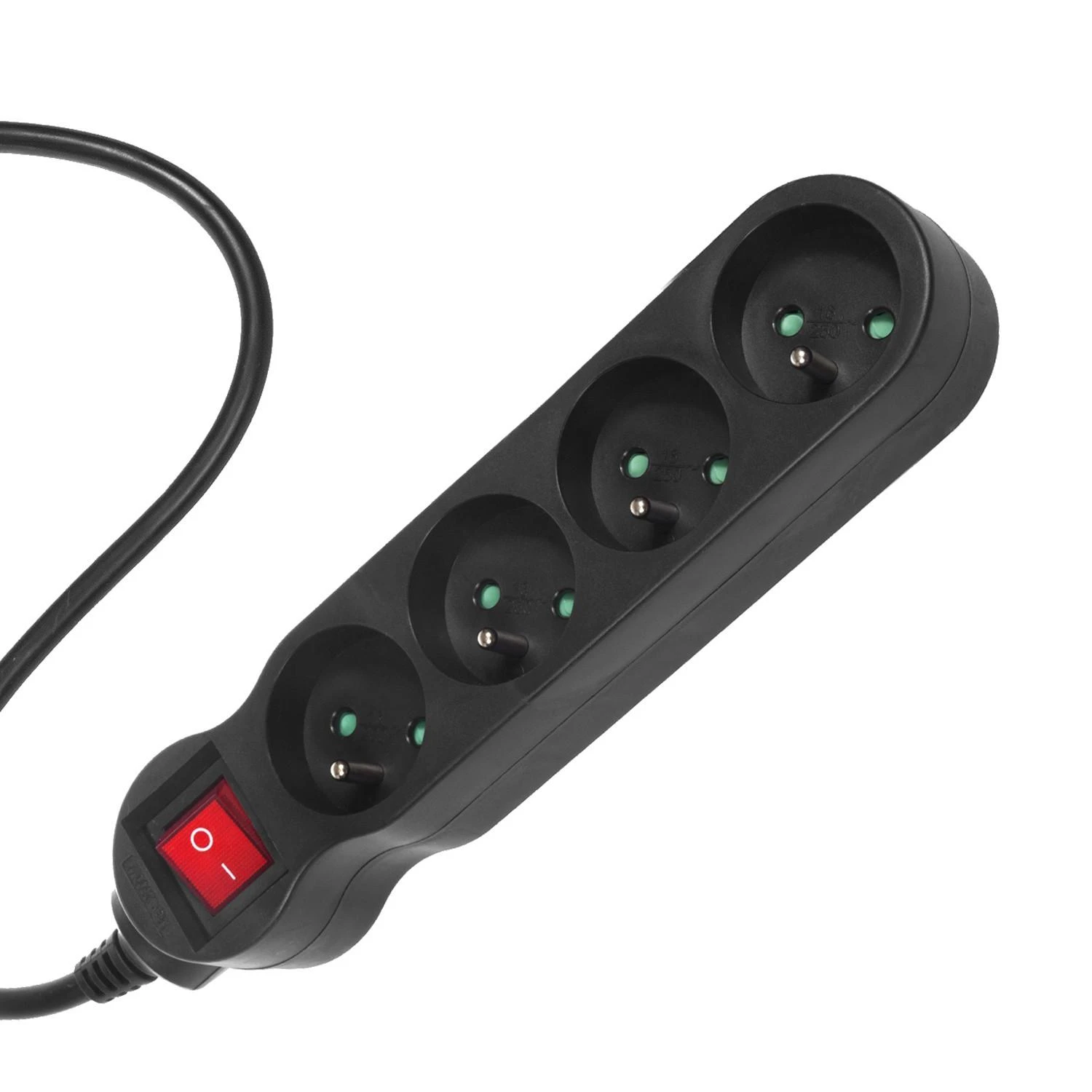 MACLEAN MCE181 Maclean MCE181 Power Strip 4 lizdas su jungikliu 3 m laidas