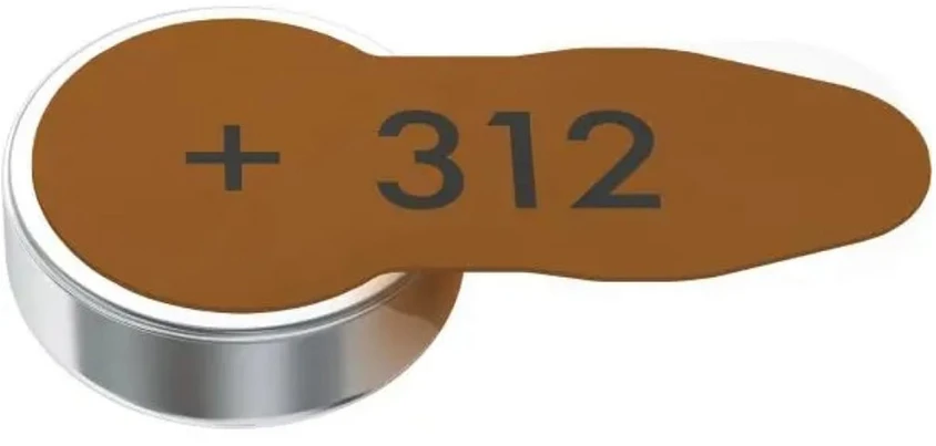 Elementai klausos aparatams Varta 312