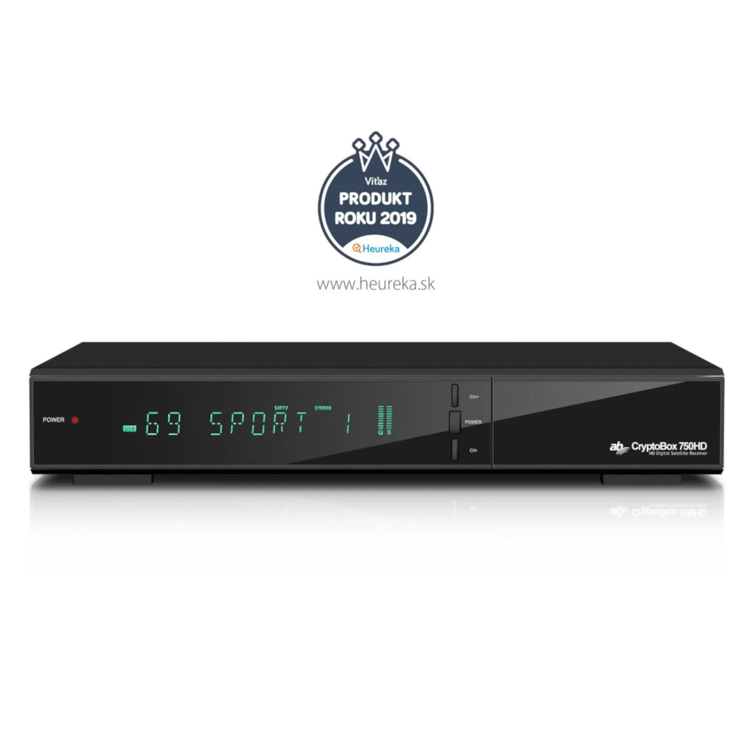 Ab Com CryptoBox AB 750HD DVB-S2 CX CI+ H.265
