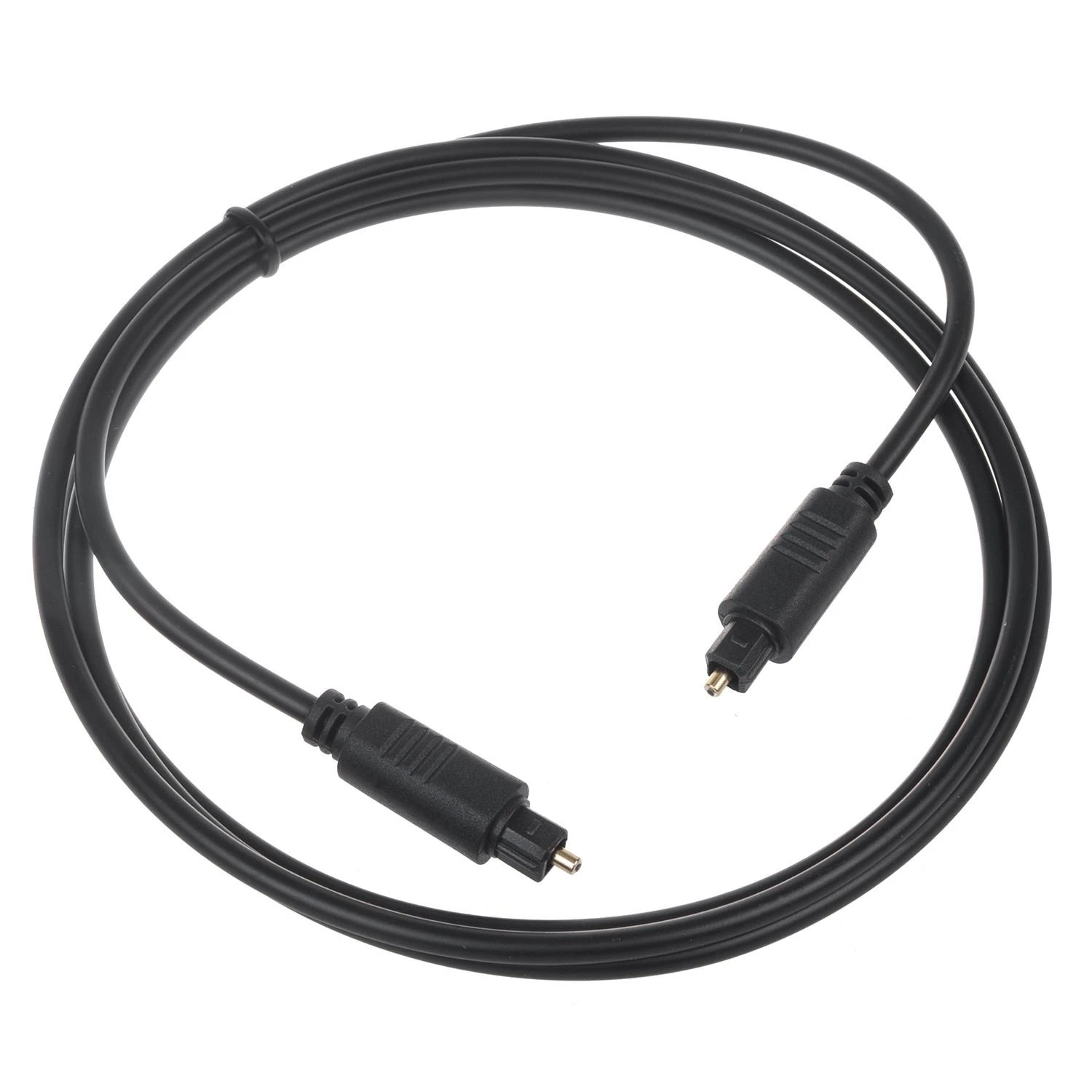 Juodas 1,5 m ilgio optinis Toslink laidas
