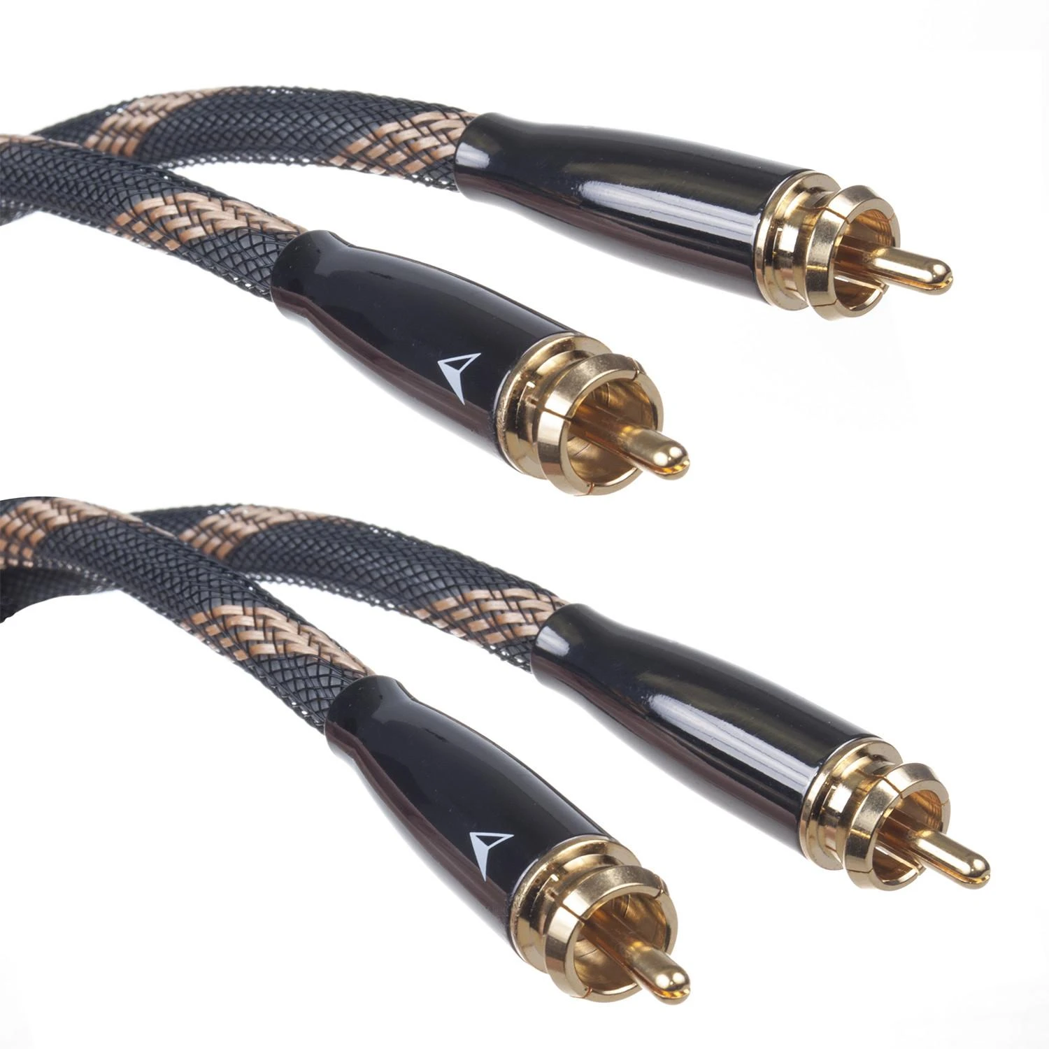 RCA audio laidas su paauksuotomis jungtimis