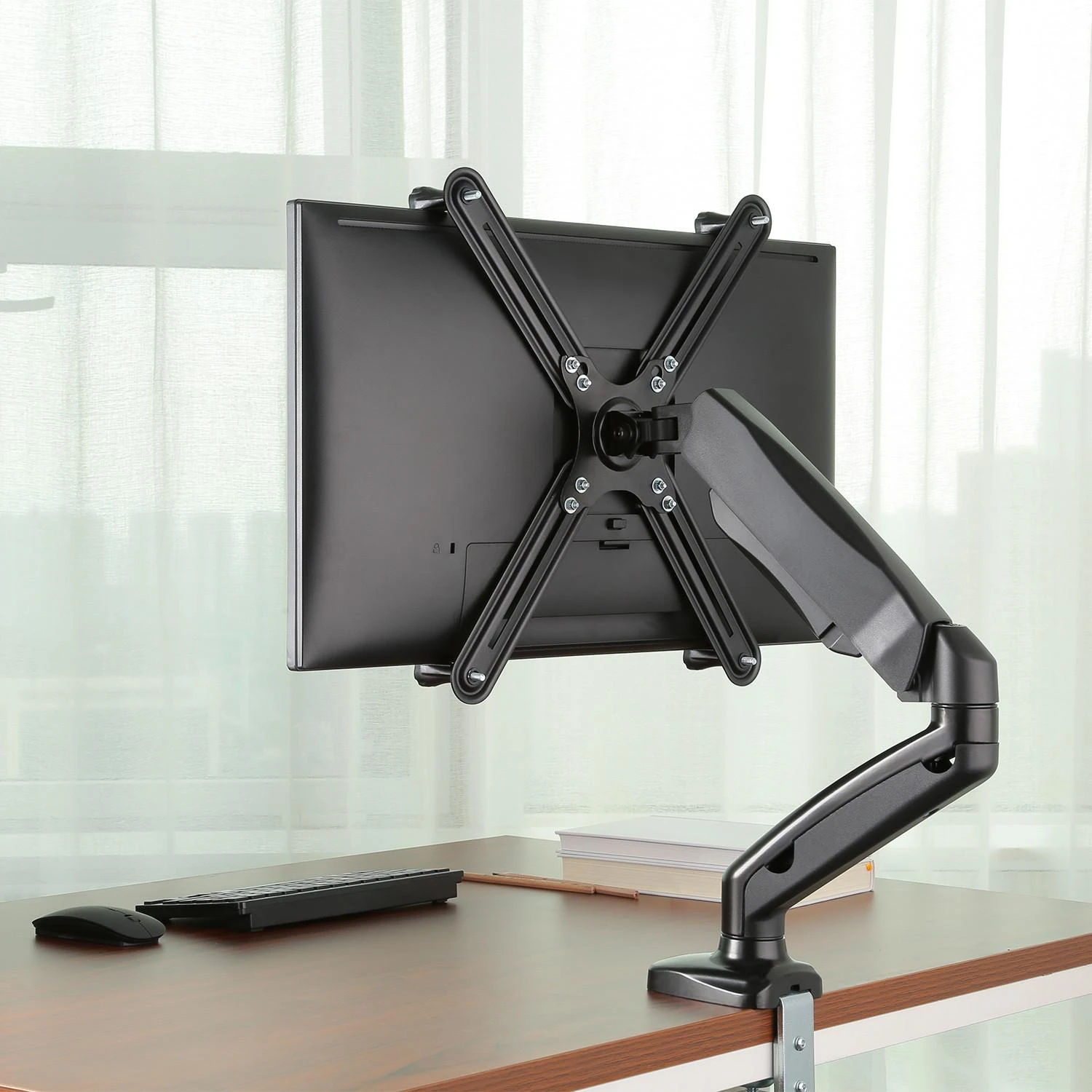 Laikiklis Maclean MC-899 Non VESA ekrano adapteris 13"-27" 75x75 100x100 max 8kg Adapteris ekranams be VESA standartinio tvirtinimo priedo LED LCD OLED