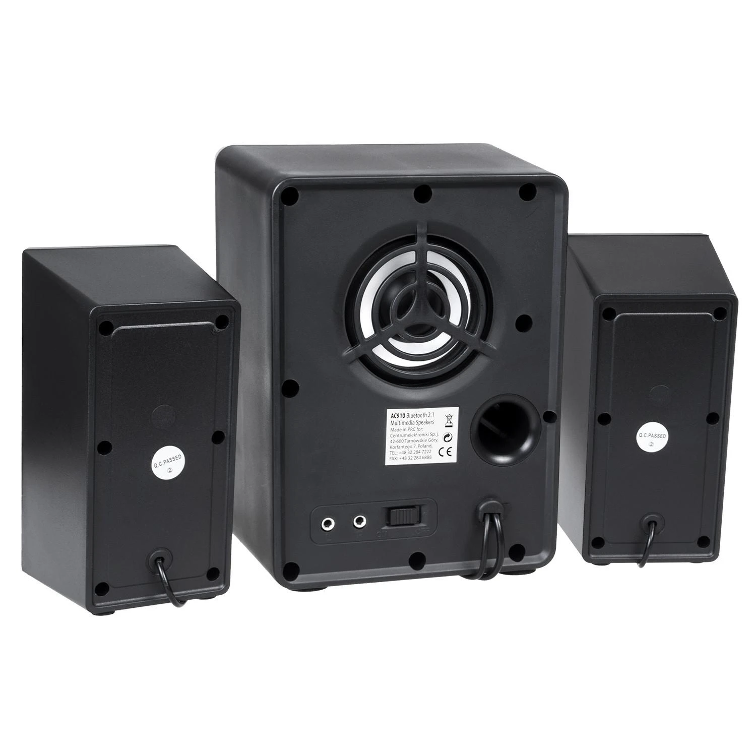Kompiuterio kolonėlės Audiocore AC910 speaker set 10 W PC / Juodas, Bluetooth