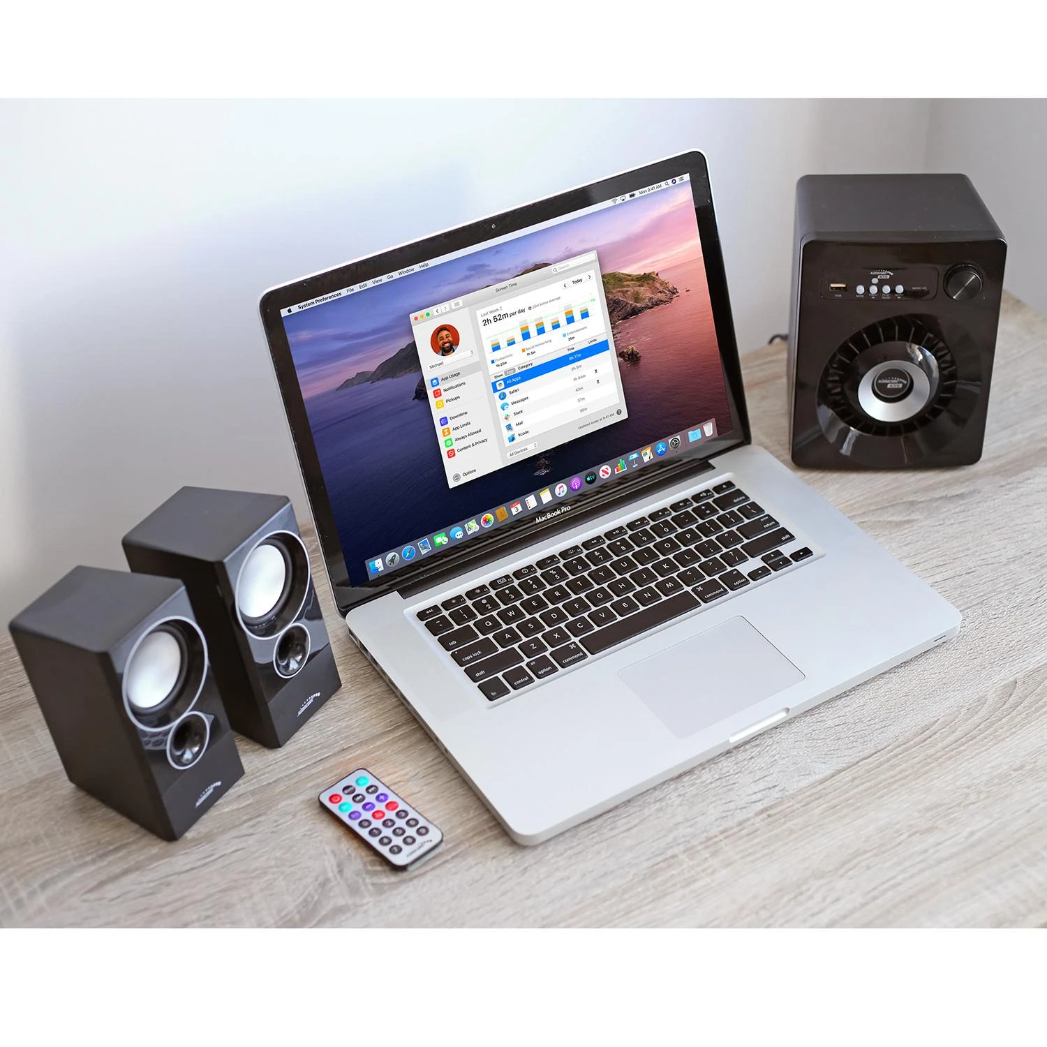 Kompiuterio kolonėlės Audiocore AC910 speaker set 10 W PC / Juodas, Bluetooth