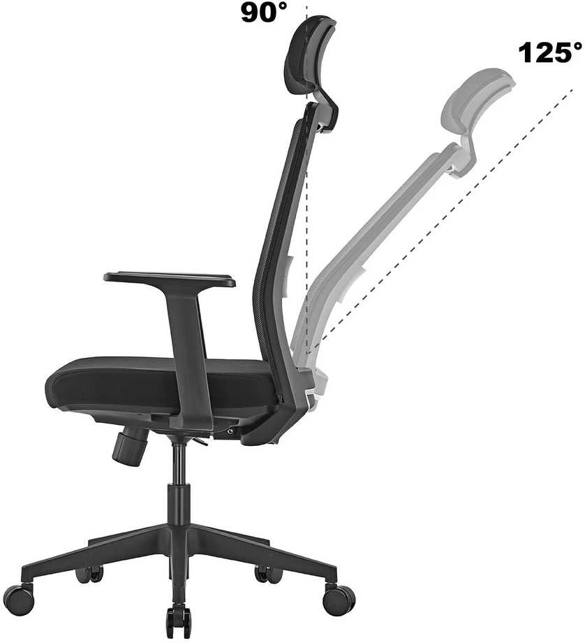 Fotel Ergonomiška biuro kėdė „Ergo Office“, PREMIUM, su aukštu atlošu, maks. 150 kg, ER-425