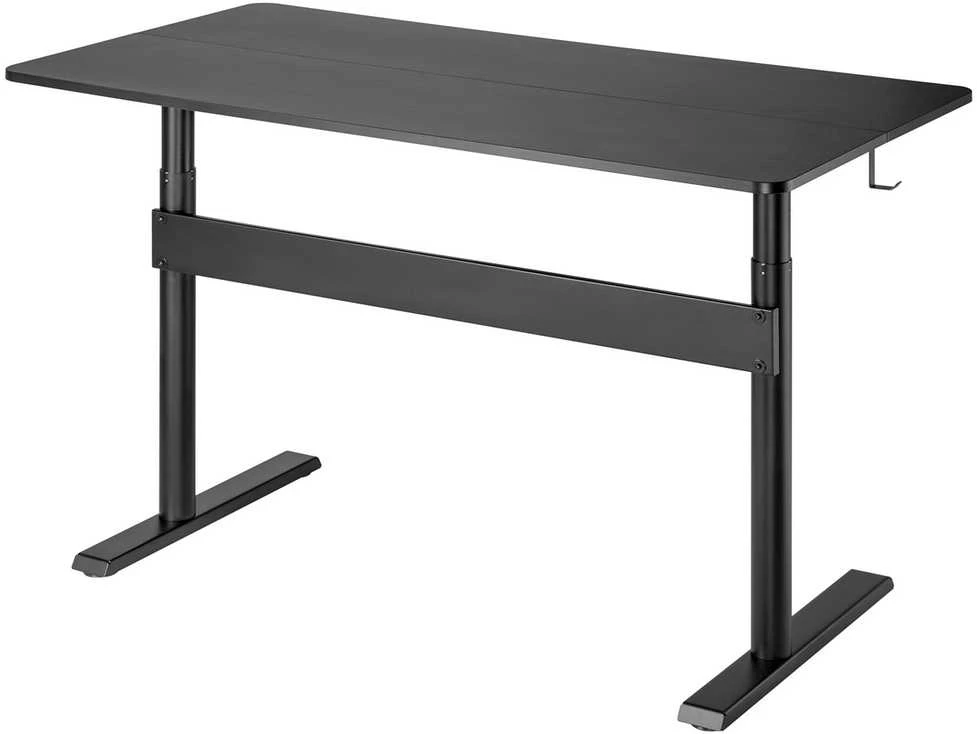 ergo office Biurko Ergo biuro stalas su stalviršiu 140x68cm, dujinė spyruoklė, aukščio reguliavimas, sėdimam ir stovimam darbui, maks. aukštis 115cm, ER