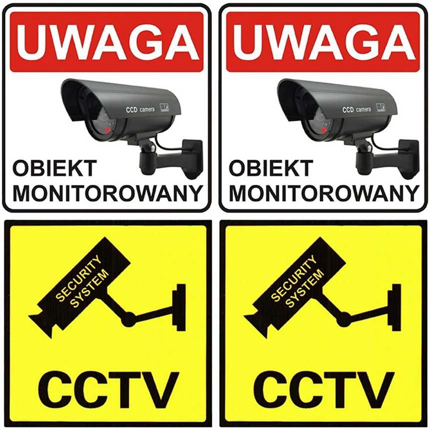 CE Rinkinys dviejų imitacinių vamzdinių kamerų, IR LED diodai, balta, maitinimas 2xAA (nėra komplekte), ABS, IR1800 WT