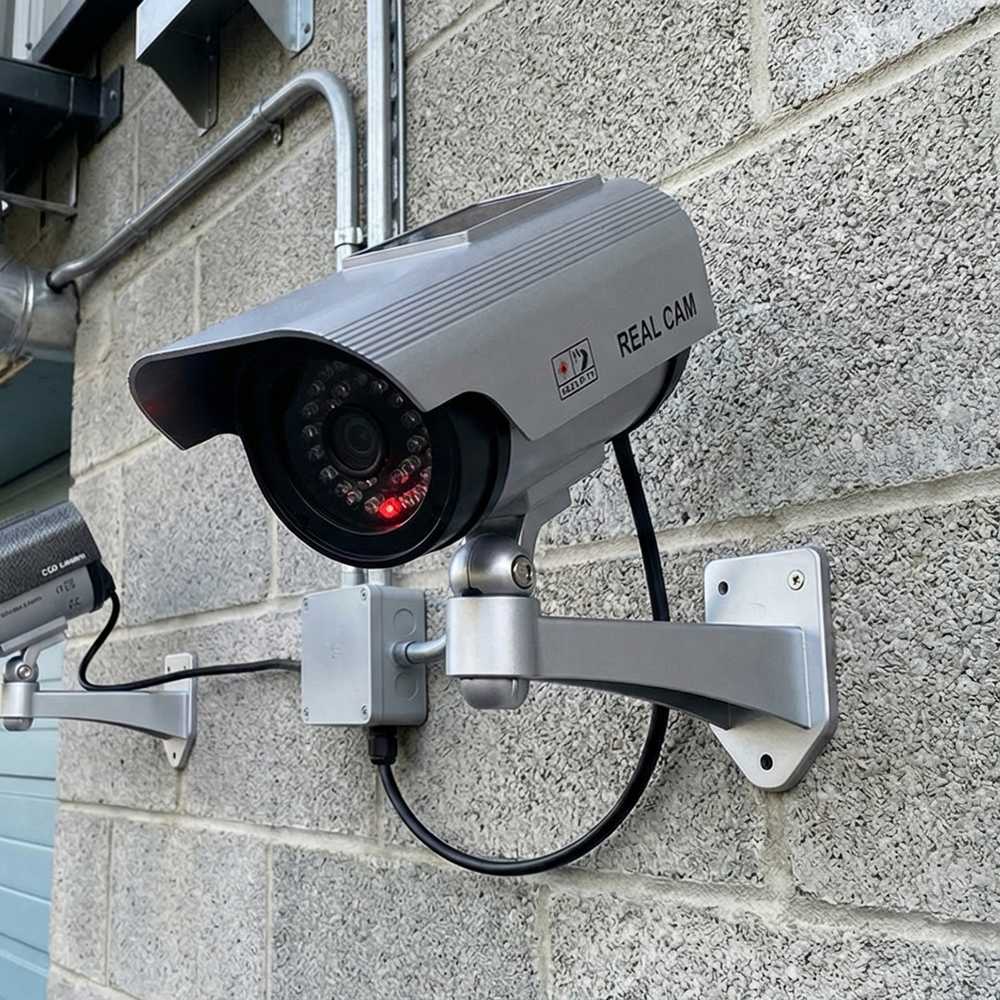 MACLEAN SOL1200 CE SOL1200 Apsaugos kamera Dummy Saulės mirksintis LED