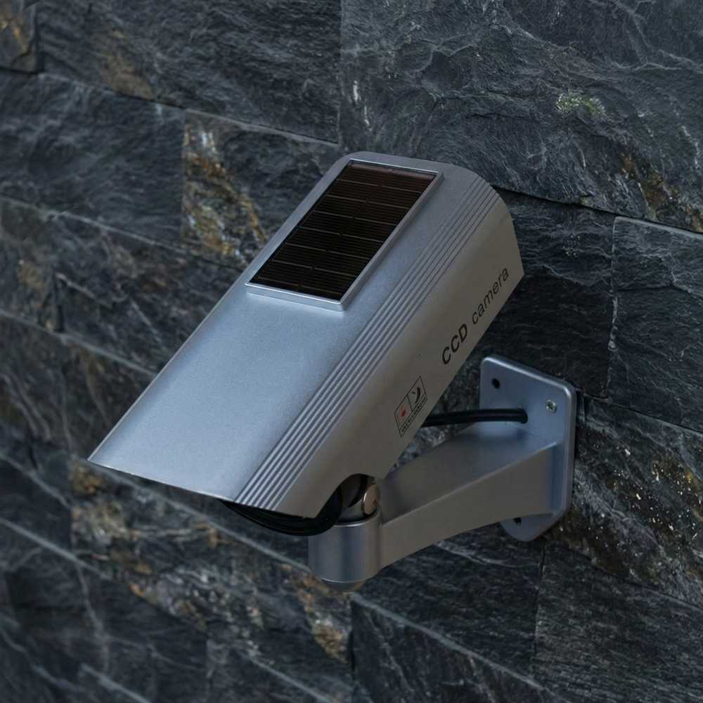 MACLEAN SOL1200 CE SOL1200 Apsaugos kamera Dummy Saulės mirksintis LED