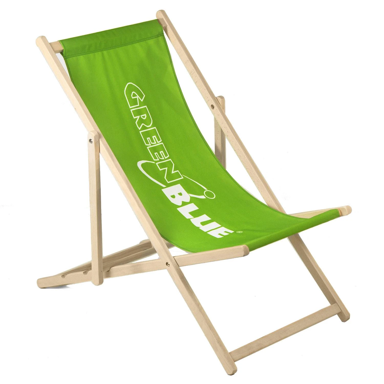 Lezak Klasikinė buko medienos gulto kėdė GreenBlue GB183 su jūsų pasirinktu spaudiniu