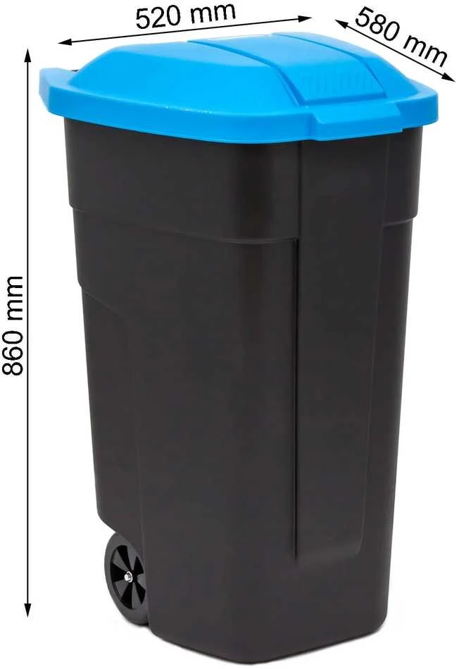 CURVER KOSZ NA ODPADY JUODA 110L /POKRYWA mėlyna