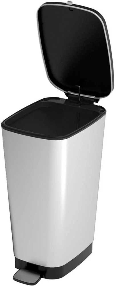 Keter Šiukšliadėžė CEP SU PEDALU, 45 l, pilka sp.