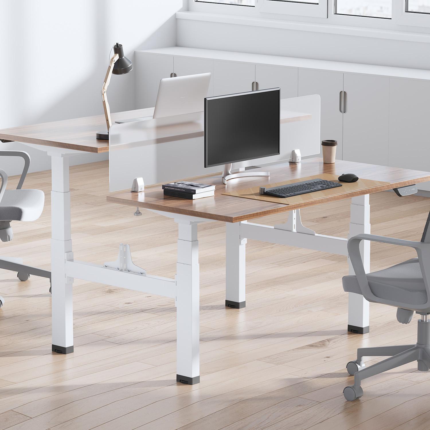 Ergo Office ER-404W stalo rėmas, reguliuojamas aukštis, baltas