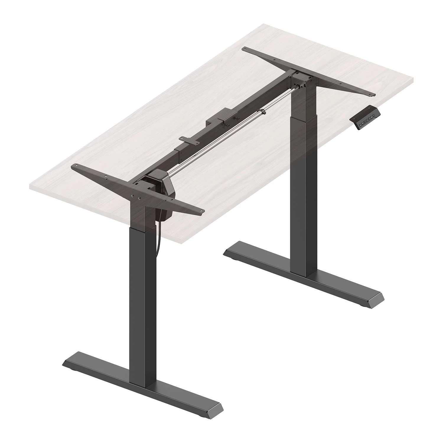 Ergo Office ER-433 stalo rėmas, reguliuojamas aukštis, pilkas