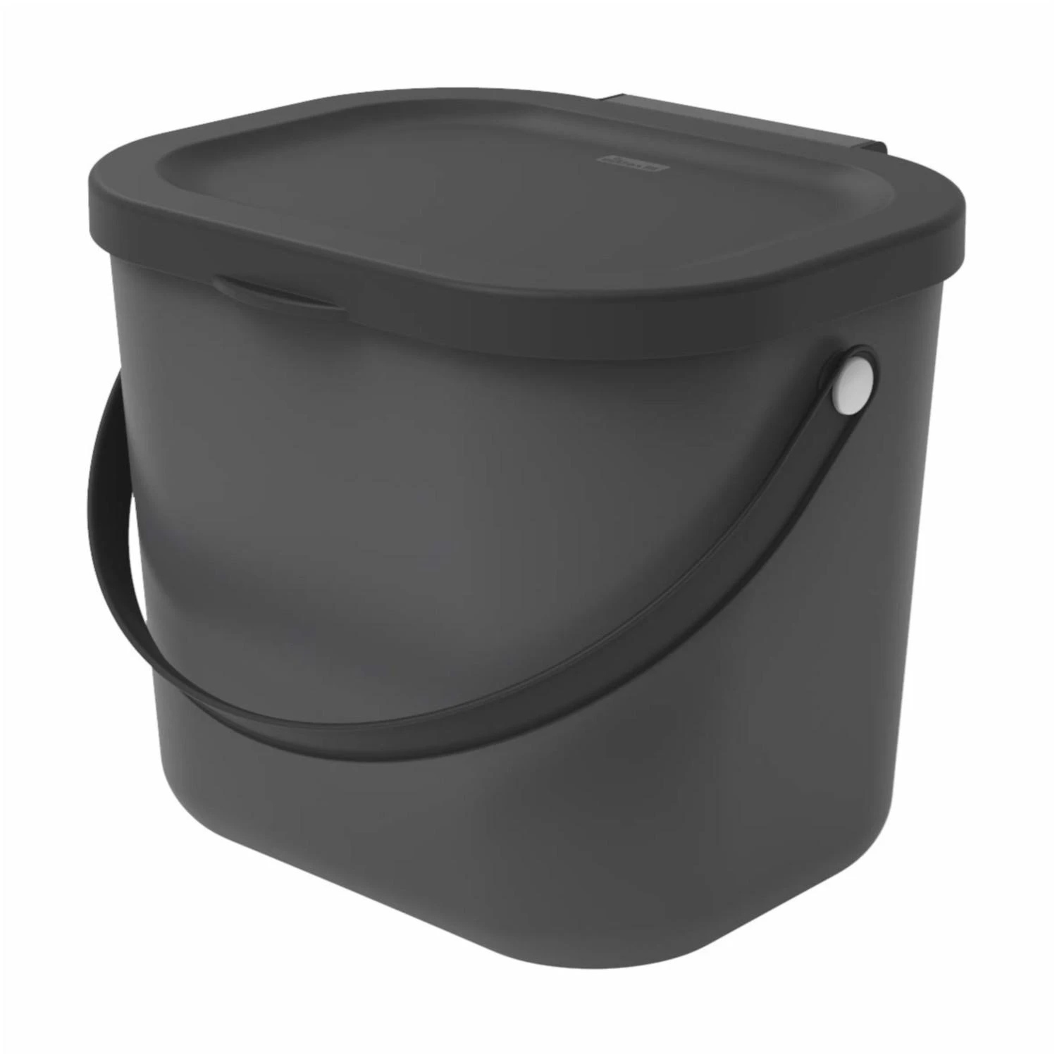 Atliekų konteineris - ROTHO Albula 6L Perdirbtas plastikas antracito spalvos