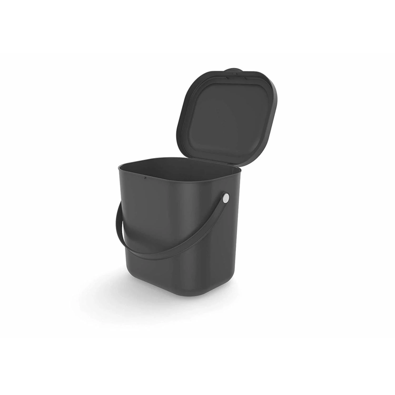 Atliekų konteineris - ROTHO Albula 6L Perdirbtas plastikas antracito spalvos