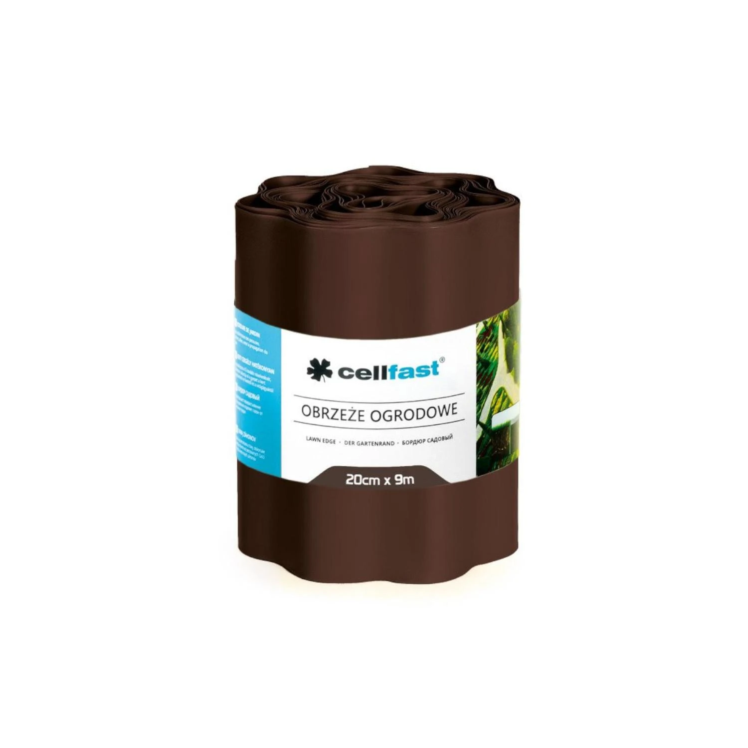 CELLFAST OBRZEŻE OGRODOWE BRĄZ 20cm x 9m