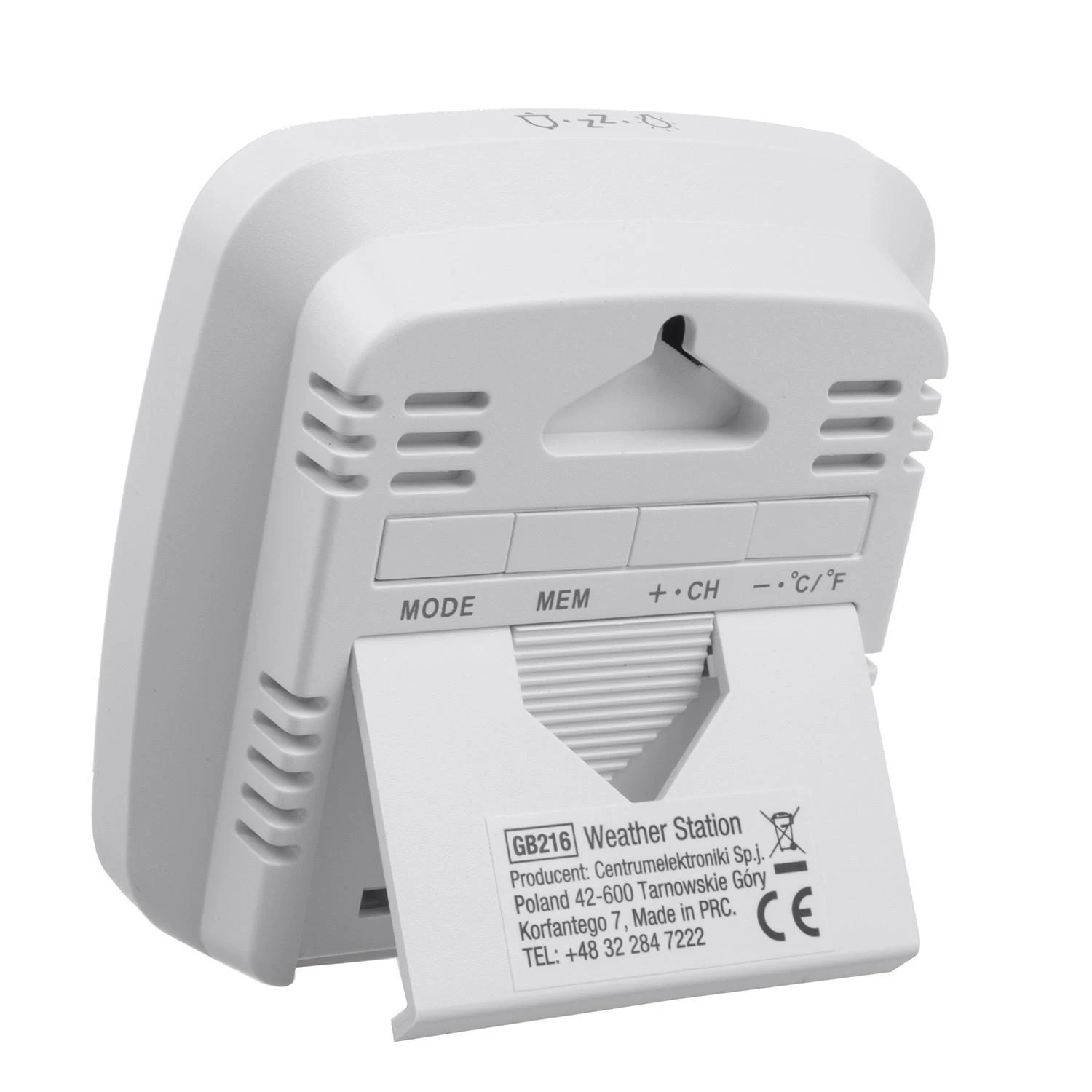GreenBlue GB216 baseino termometras su meteorologine stotimi