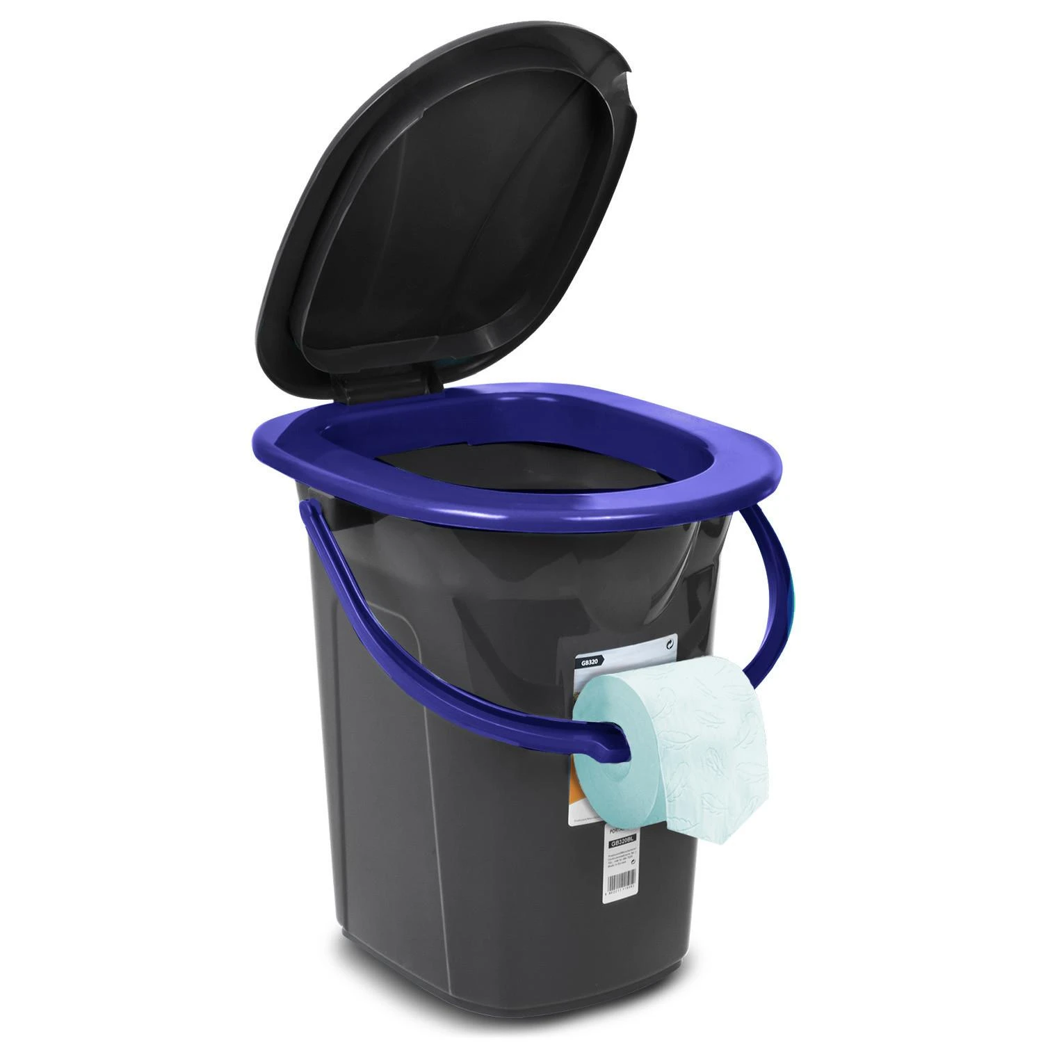 GreenBlue GB320BB nešiojamas kelioninis tualeto kibiras 19L maks. 130 kg