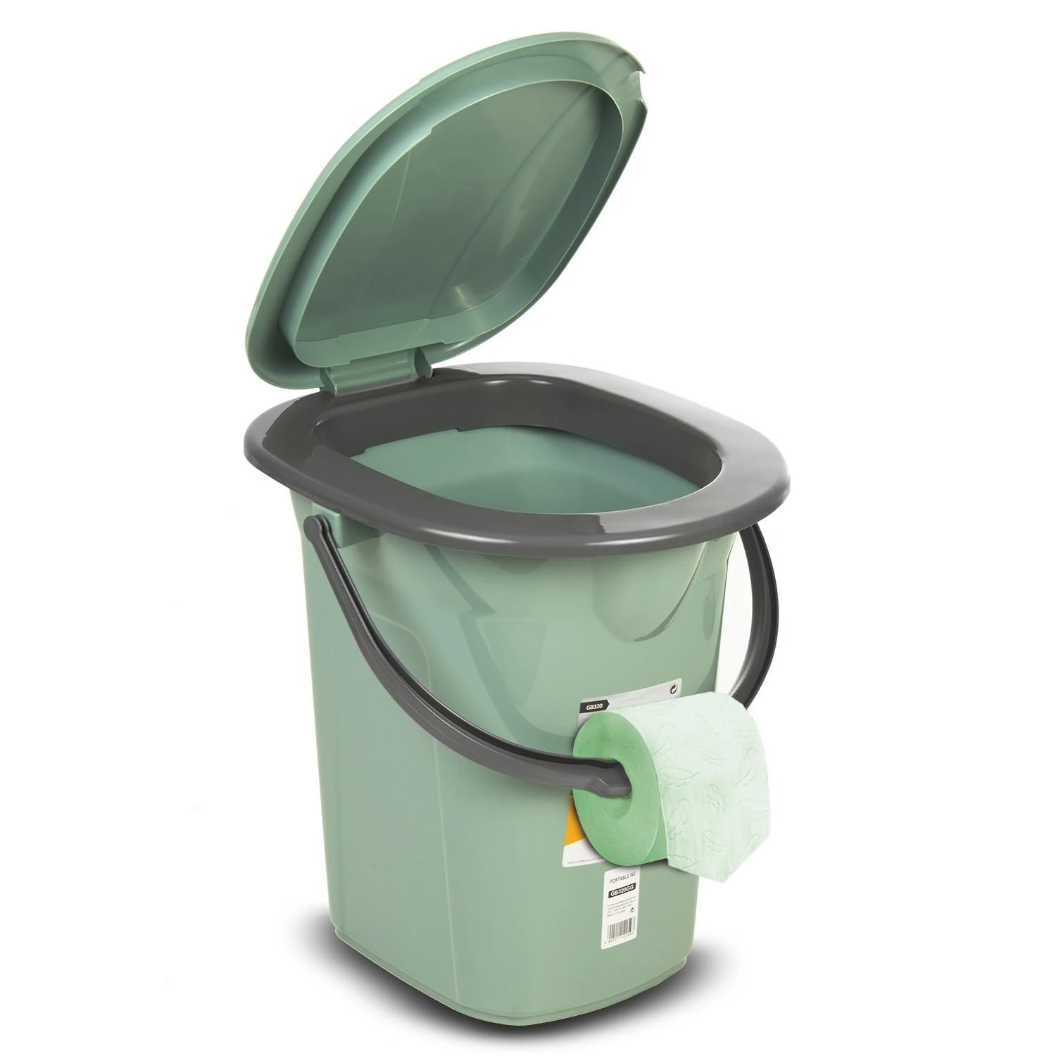 GreenBlue GB320GG žaliai pilkas tualetas